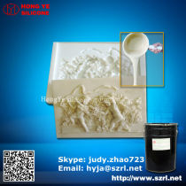 Latex silicone rubber for cornice molding