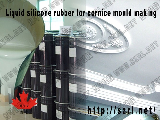Silicone rubber compounds for concrete casting