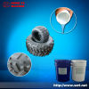 Liquid silicones for automobile tire molds