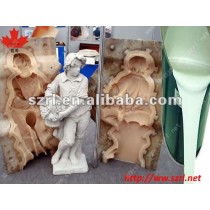 Liquid rtv silicone statue mold making