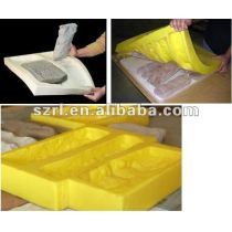 Addition cured silicon rubber for artificial stone products