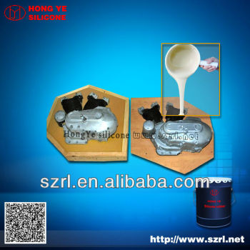 Metal alloy art crafts molds making silicon rubber