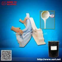 RTV 2 silicone rubber make molds for gypsum casting