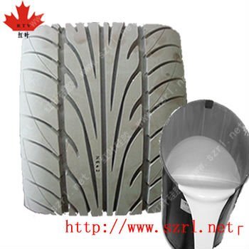 Low shrinkage and no deformation silicone for tire molding