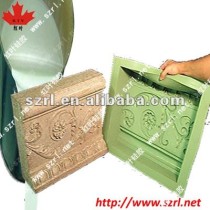Addition cured silicone rubber material for decoration products molding