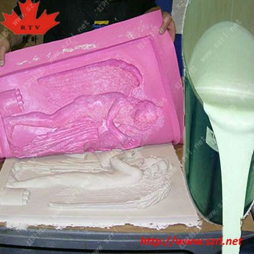 Addition cured silicone for medium size items mold making