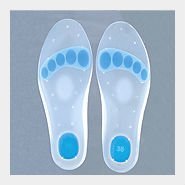 Medical grade materials for silicone insole