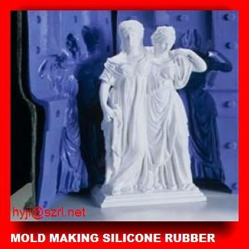 Plaster figurine casting liquid rtv silicone rubber