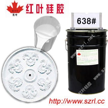 Silicone rubber for plaster casting molds