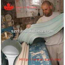 2 part silicone molding for plaster boards