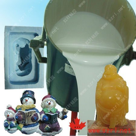 Molding silicone rubber for Christmas gifts and decorations