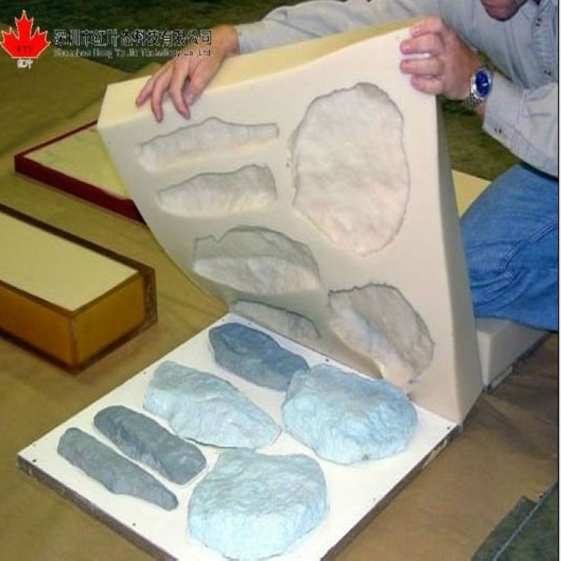 Artificial stone mould making silicone rubber