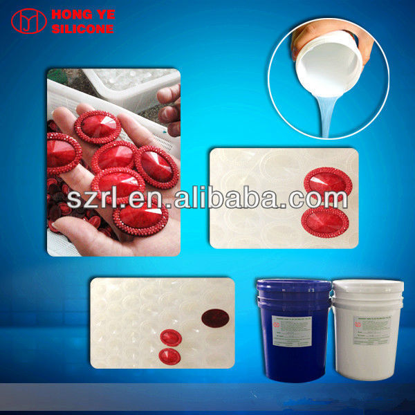 Liquid injection silicone rubber for casting jewelry
