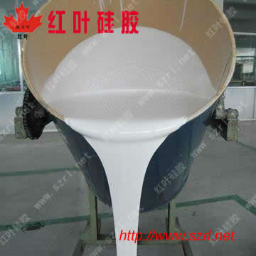 Injection molding silicone rubber for keyboard
