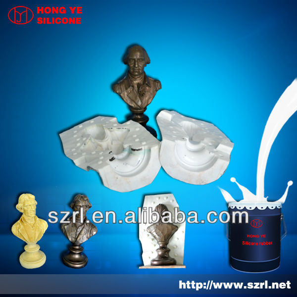 liquid rubber silicone of mold making for gypsum ornament