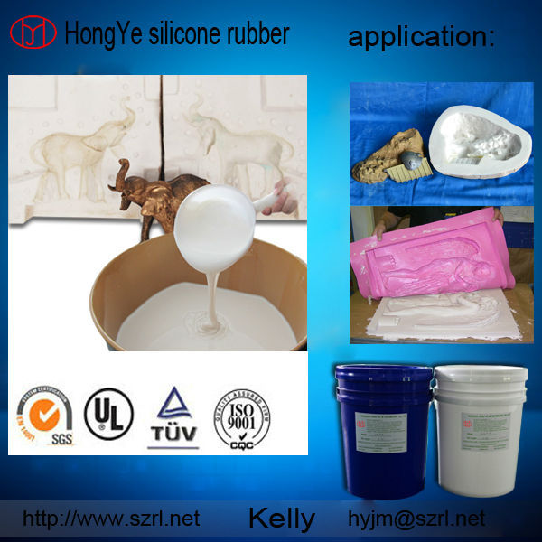 25-30 shore A silicone rubber for gypsum mold making