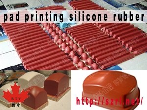 red rtv liquid silicone rubber for printing pad