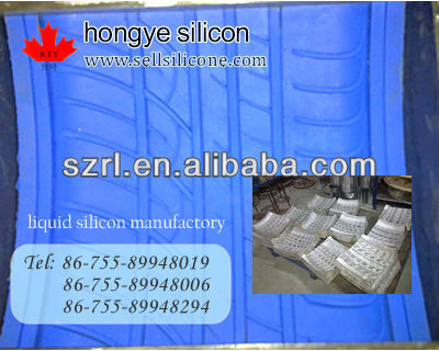 Hong Ye liquid addition cure silicone for tyre molds