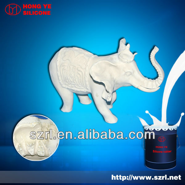 sculpture mould making of silicone rubber