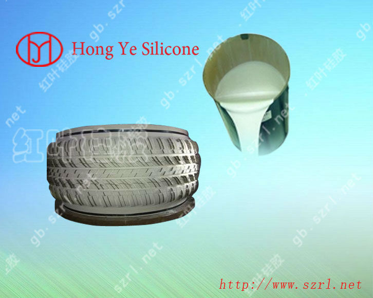 Tire molding silicone rubber
