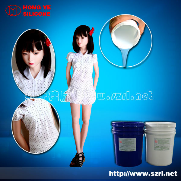 Addition cure life casting silicon for sex doll