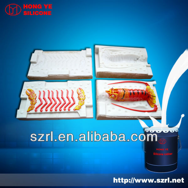 high quality Liquid silicone rubber for PU resin crafts
