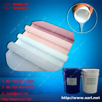 silicone rubber coating on glover and nylon for skid proof