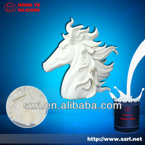Liquid silicone rubber for PU resin crafts