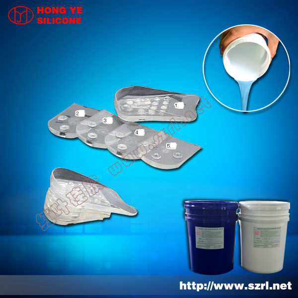 Produce liquid silicone rubber for making shoe insoles
