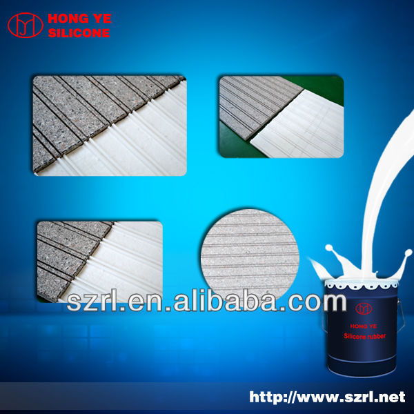 Silicone rubber for decorative concrete molds