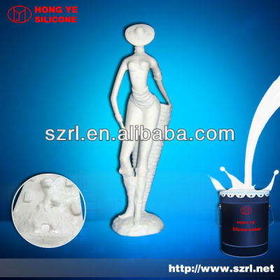 Liquid silicone rubber for sculpture molds making
