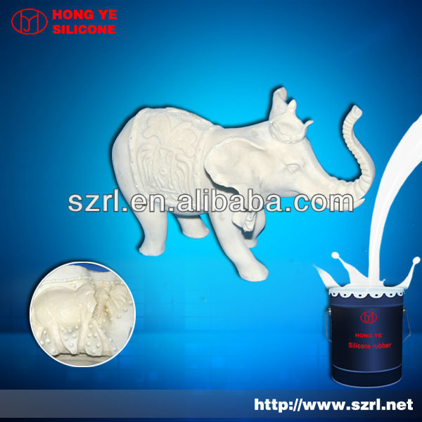 Liquid silicone rubber for sculpture molds making