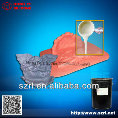Liquid silicone rubber for gypsum casting