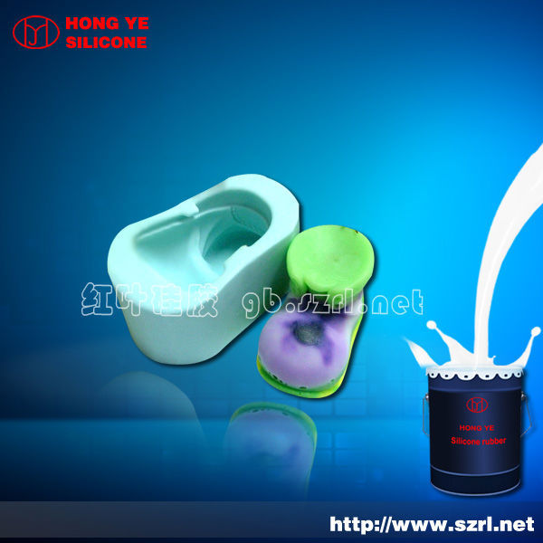 Liquid silicone rubber for candle mold making