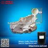 Liquid silicon for lost wax bronze casting