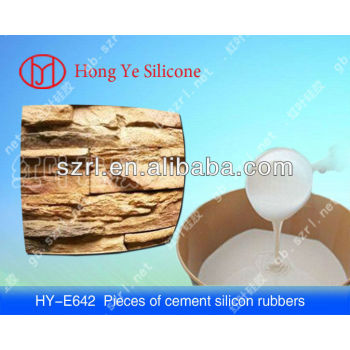 Non-Shrinkage silicone rubber for decorative stone works moulding/casting