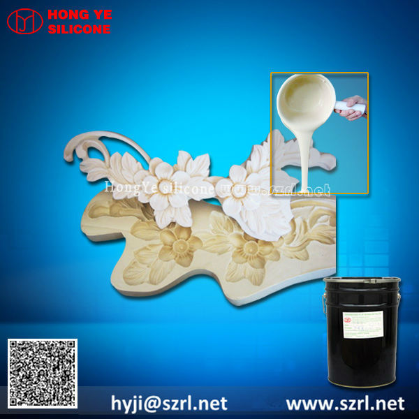 Liquid RTV Silicone for plaster crown moulding
