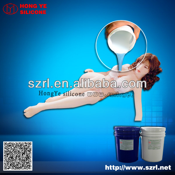 silicone rubber skin liquid for full body sex doll