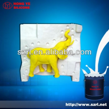 Light viscosity molding silicone rubber for plaster crafts moulds