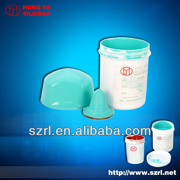 RTV silicone rubber for printing on plastic toys