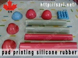 Electronic toys pad printing silicone rubber