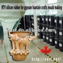 Addition cured silicon rubber for cement molds