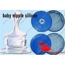 Injection molding silicone rubber for baby nipples