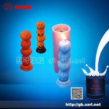 Candle mold making by Addition Cure silicone rubber