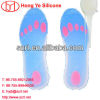 translucent color silicon rubber for foot care products