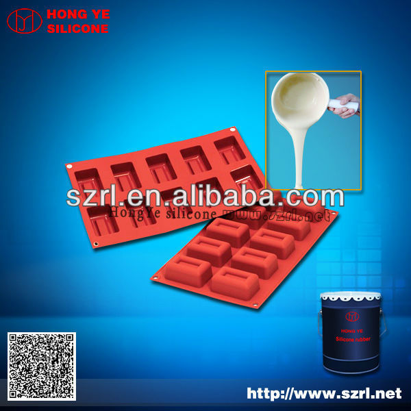 platinum cure food grade silicone for cake mold , chocolate mold , bread mold .