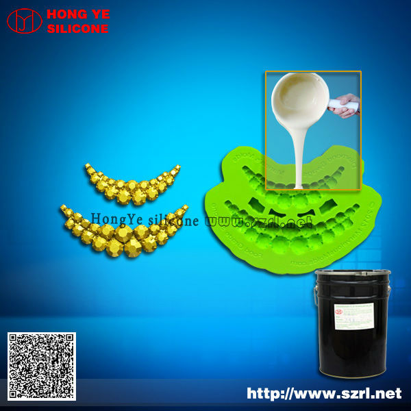 addition cure molding silicone of mold making for resin jewelry pendant