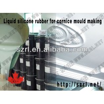 Silicone rubber for plaster ceiling molds