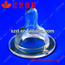 Injection silicone rubber for baby nipples transparent color