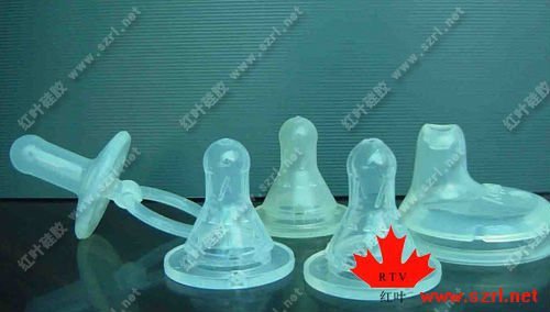 Injection silicone rubber for baby nipples transparent color